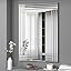 Amazon.com: GOAND Decorative Wall Mirror 36"x24" Rectangle Silver ...