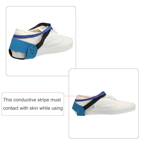 Image of MECCANIXITY 5pcs 1.2M ESD Anti Static Foot Heel Straps Anti Static Wrist Strap Band Adjustable for Grounding Removing Static