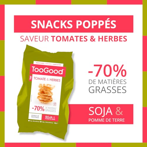 Too Good Snack Poppé Tomate und Herbes, 85 g