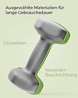 SONGMICS Hanteln, 2 x 2 kg, Hexagon Kurzhanteln, Neopren-Beschichtung – Ansicht 5