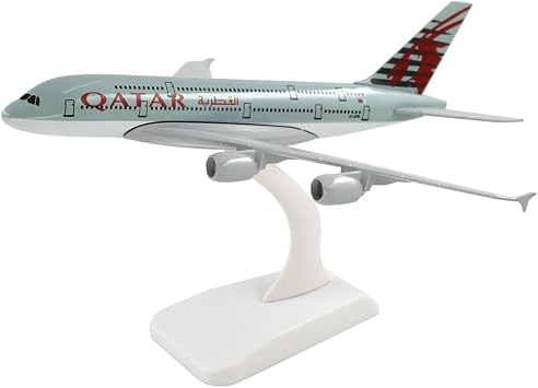 Qatar Airways Airbus A380 Diecast Aircraft Model 1/400 Scale Plane Toy Collectable Gift