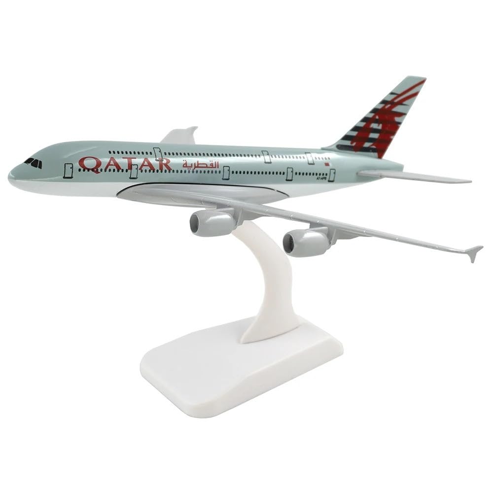 Airmodels Qatar Airways Airbus A380 Diecast Aircraft Model 1/400 Scale Plane Toy Collectable Gift