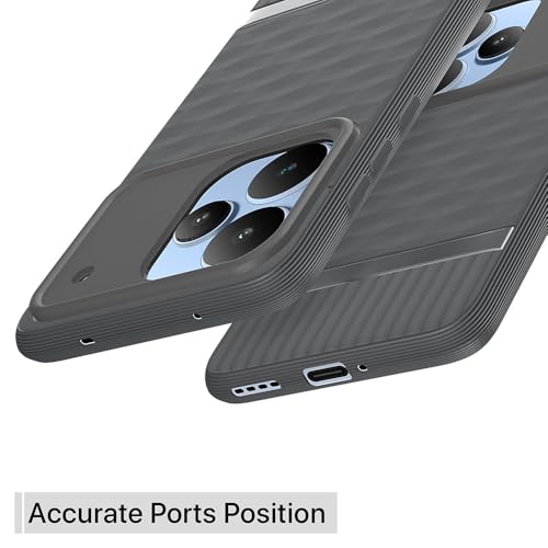 Image of Shockproof Case for Realme P4 Pro 5G | Full Camera Protection | TPU Flexible Back Cover for Realme P4 Pro 5G (Graphite Grey)
