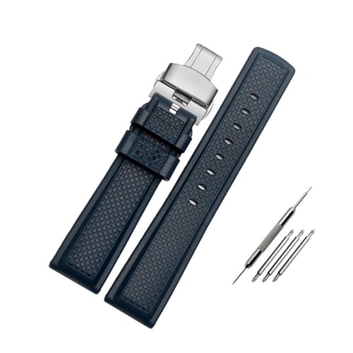 [X] 20 ~[g 21 ~[gtbfSvohIKɃtBbg Fit For IWC ɃtBbgn~gɃtBbg\tghƖhVR[YvXgbv(B-blue-silver-a,20mm)