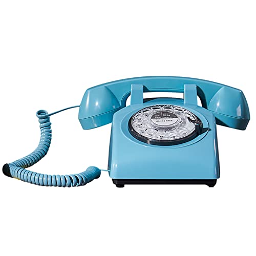 Téléphone fixe à cadran rétro HJMMWT avec fonction mains libres