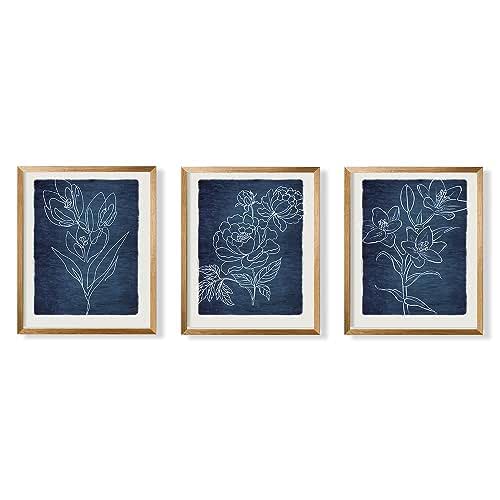 Navy Blue Wall Decor Tropical Room Decor for Kitchen