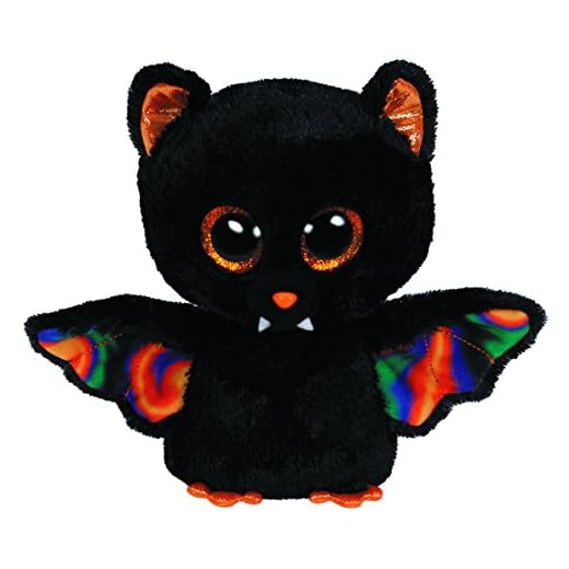 Desconocido Beanie Boos 41108 - Peluche Murciélago, 8 x 5 x 15 cm (41108) - Peluche Murciélago Scarem (15cm), Juguete Peluche Primera Infancia A Partir de 4 años