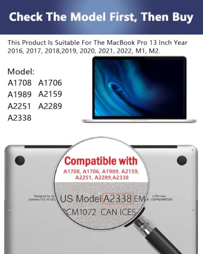 Image of Magnetic Privacy Screen Protector for MacBook pro 13 inch (2016-2022,M1, M2) | Privacy Screen Filter for MacBook Air 13 Inch (2018-2021, M1), Anti-Spy-Anti Fingerprint-Anti Blue Light-Anti Glare