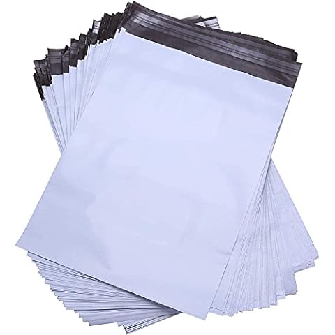 100 Seal Postal Mail Sacks Parcel Delivery Bag Mailing Postal Bags Plastic Envelope Mailers Bags Cover