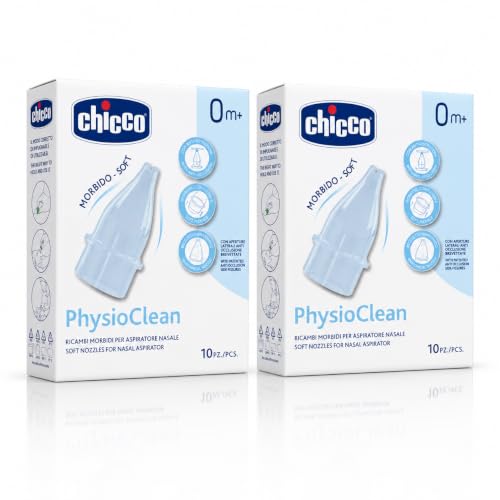 Chicco PhysioClean Lot de 30 embouts souples pour aspirateur nasal