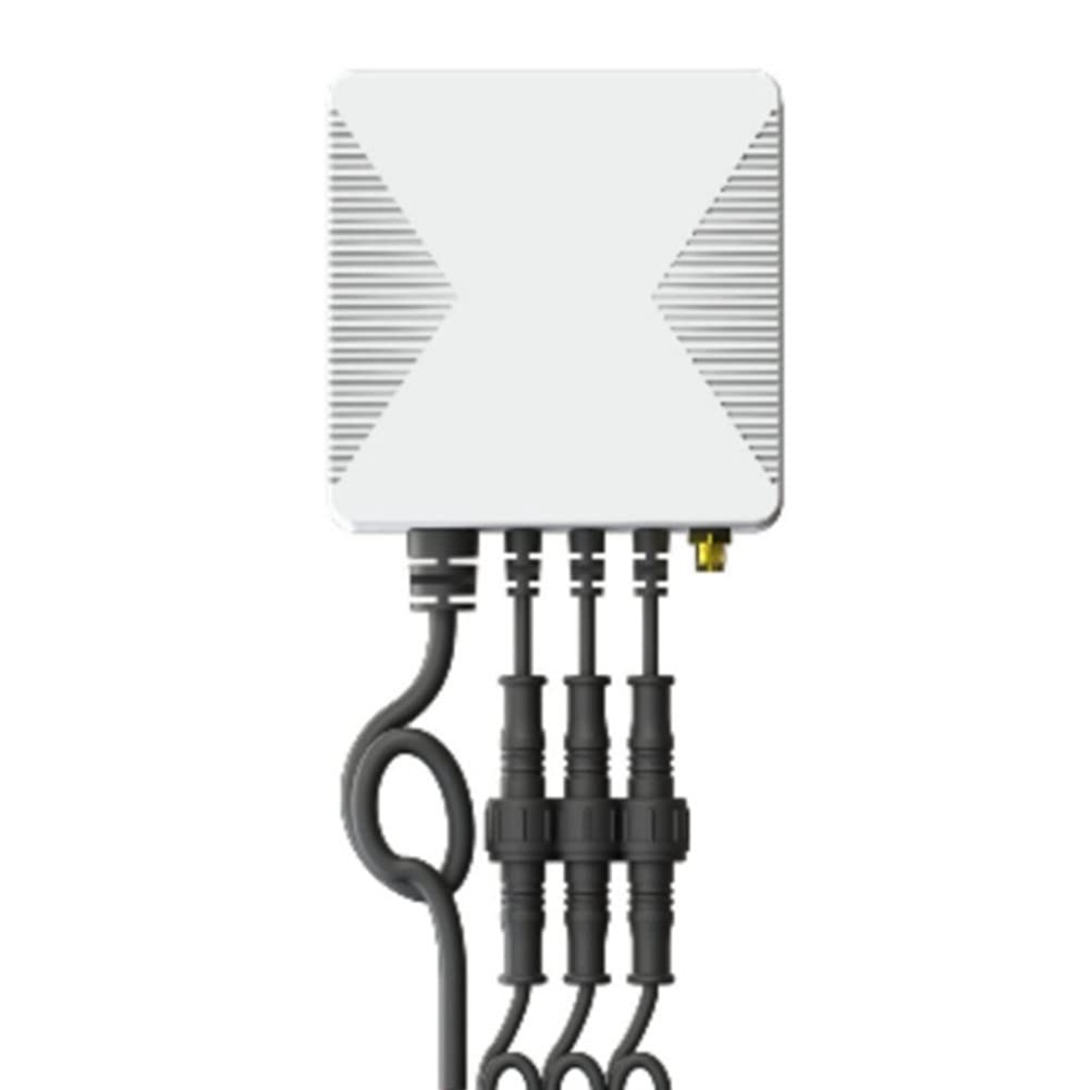 Tuya Smart Life TrifáSico WiFi EnergíA KWH Medidor Pinza de Corriente Transformador de Corriente AplicacióN Monitor y Registro de Potencia (500A)