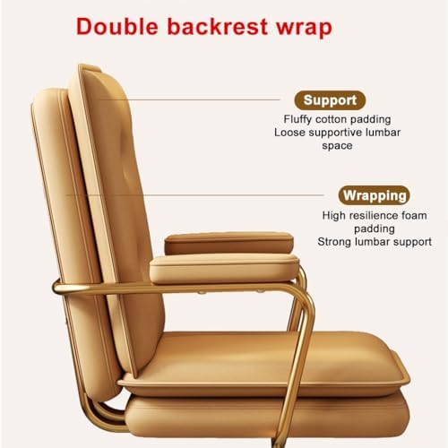 Chaise de bureau exécutive dotée d'un dossier inclinable multiposition