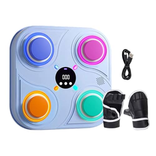 Machine de boxe musicale intelligente : cible de frappe murale interactive USB A