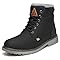 Mishansha Chaussures Femme Hiver Bottes de Neige Chaude Fourrées Bottines Noir Taille 42 EU