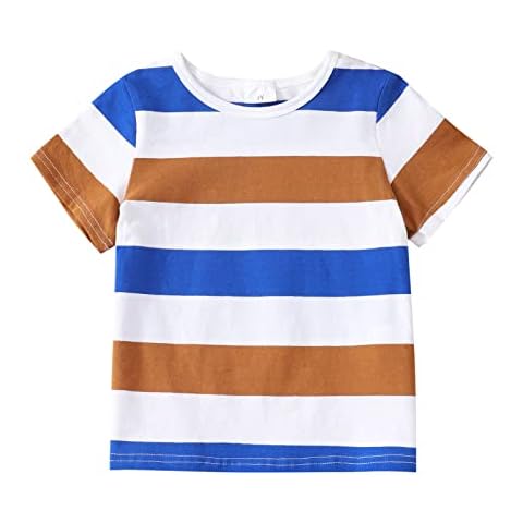 T-shirt rayé multicolore bébé Generisch Cover