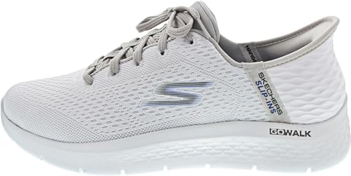 Skechers Homme Go Walk Flex New World Basket Blanc Gris en taille 44 EU