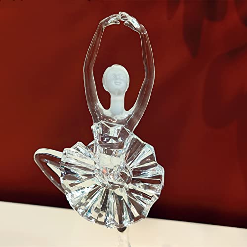 Darmomoon Ballerina Ballet Dancer Girl Acrylic Art Statue Sculpture Multi-Color Changing Led Light Figurine Home Office Desk Decorative Ornament 13.3''H #TOP5