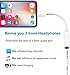 2 Pack Lightning to 3.5 mm Headphone Jack Adapter, [Apple MFi Certified] iPhone Dongle Adapter Converter Aux Audio Cable Compatible with iPhone 14/14 Plus/14 Pro/14 Pro Max/13/12/11/XR/XS/X/8/7/iPad