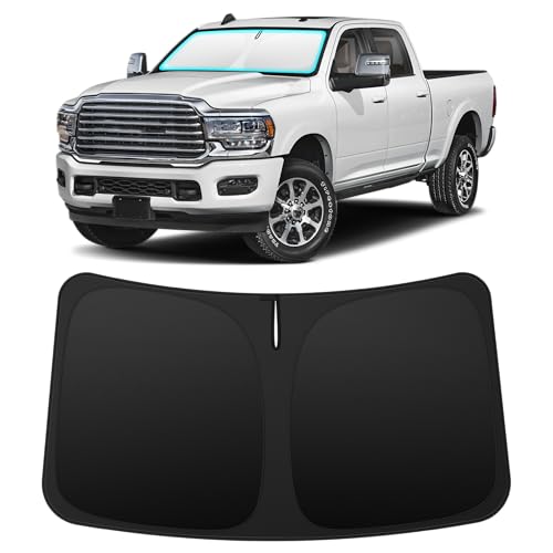 INSAUTO Custom Fit Windshield Sun Shade Accessories for Doodge RAM 2500 3500 2010-2026, Foldable...