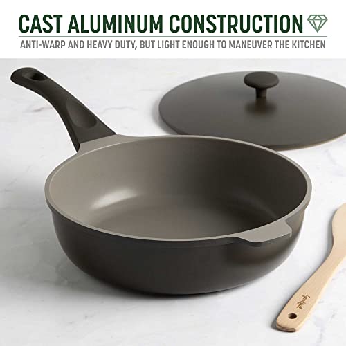 Image of Goodful All-in-One Pan, Multilayer Nonstick Cookware Set, High-Performance Construction, Multipurpose Design Replaces Multiple Pots and Pans, Dishwasher Safe, 11-Inch, 4.4-Quart Capacity, Graphite