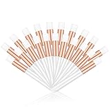 20 Pcs Rose Gold Lash Shampoo Brush Cosmetic Brushes Peel Off Blackhead Brush Remover Tool Nose...