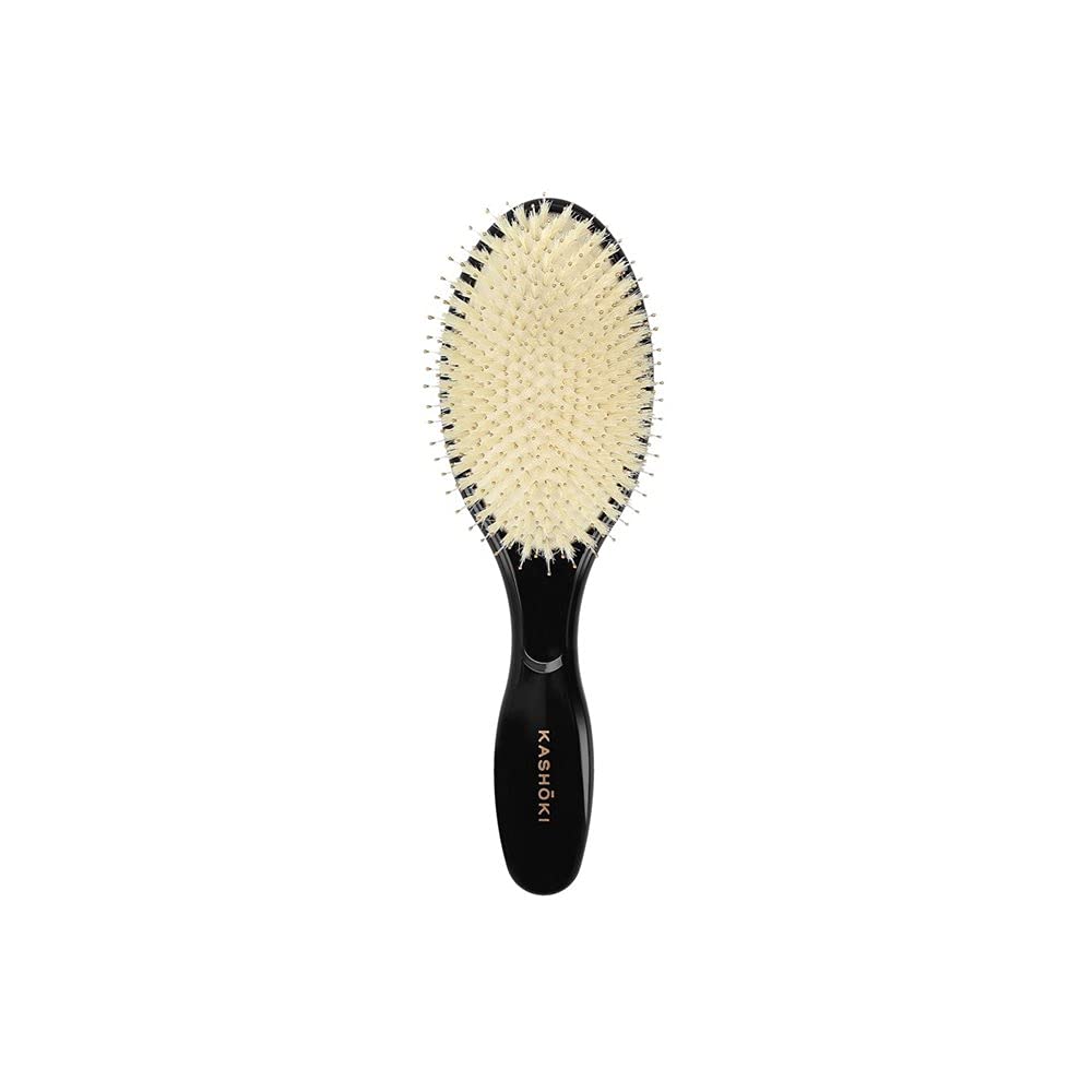 Kashoki Smooth White Detangler, spazzola districante ovale, XL, 100 g