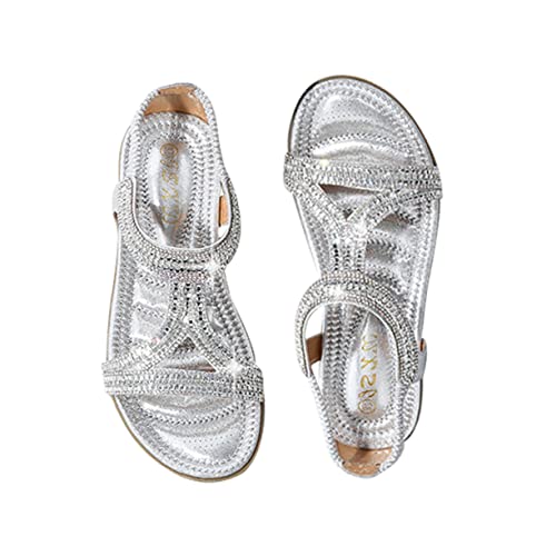 Sandale compensée pour femme BESPORTBLE contre la fatigue des pieds en été