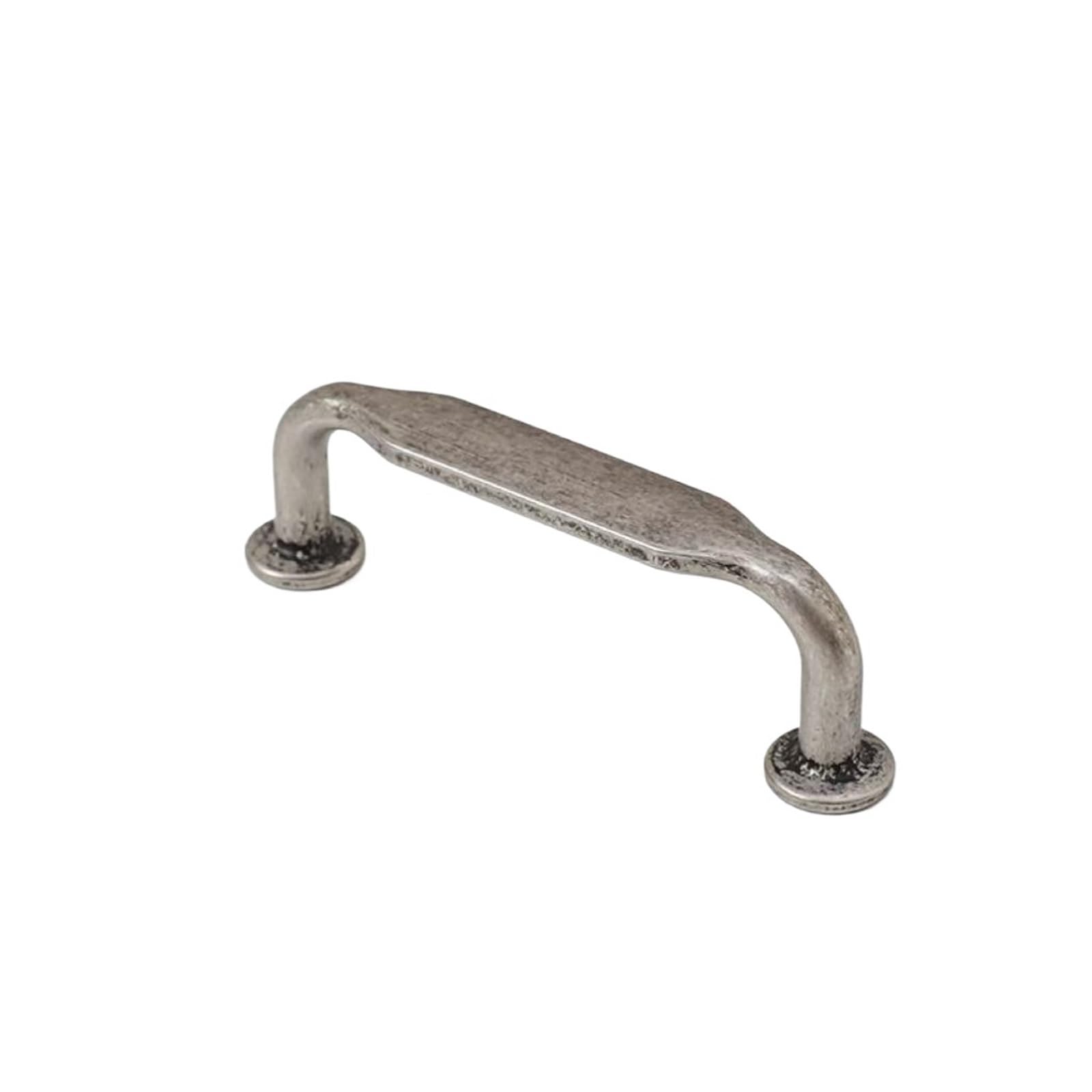 SNGUOQ 2pcs Antique-Silver Cabinet Door Pull Vintage Furniture Hardware for Living Room Door Handles(Hole spacing-76mm)