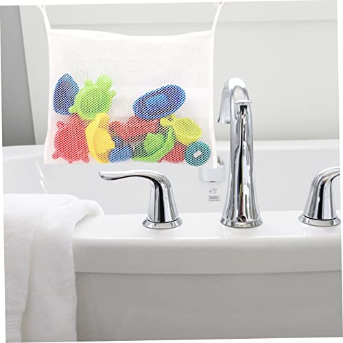 TEHAUX 4 Pçs Ventosa Bolsa Para Pendurar No Banheiro Brinquedos De Banho Para Bebês Organizador De A