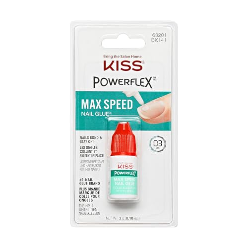 Kiss Powerflex Max Speed Nail Glue Bk141C Clear
