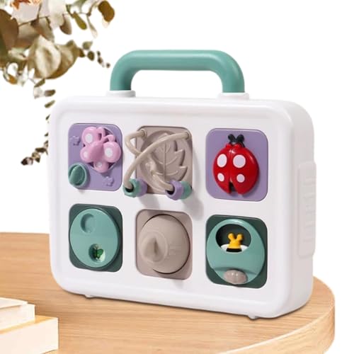 Busy Cube sensoriel et éducatif d'activité 6 en 1 contre l'ennui des bébés
