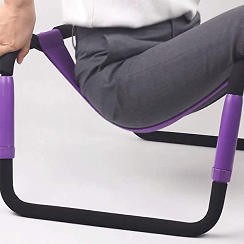 Moonight Adjustable Folding Chair Portable Posture Assist Chair Couples Stool Multifunction Detachable Stool Elastic Waterproof Furniture For Bedroom Bathroom Bear Weight Up To 300 Pounds (Purple) #TOP4