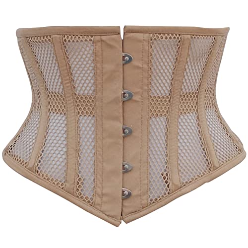 Image of Women's Waist Training Underbust Corset Steel Boned Hourglass Body Shaper