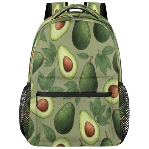 Mochila de aguacate para laptop de 15.6 pulgadas unisex 1
