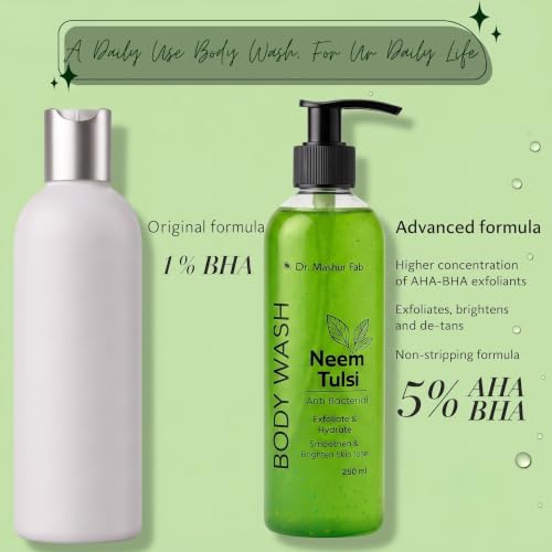 Image of Body Wash - Refreshing Citrus Cleanse, Brightening & Hydrating Shower Gel - 250 ml (1, NEEM)