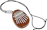 Produktgewicht: 0,04 kg Meinl Sonic Energy Mini-Kalimba-Daumenklavier, 8 Stahltasten mit massivem Sapeli-Körper – C-Dur – inklusive Stimmhammer, für Klangheiltherapie, Yoga und Meditation (KL8MINI)