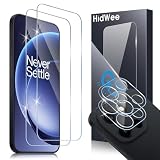 HidWee Pellicola Protettiva per OnePlus Nord 6, 2+2 Vetro Temperato Schermo e Fotocamera, HD 9H Bordo Arrotondato 2.5D Compatibile con Cover Protettore Anti-Bolle Pellicola