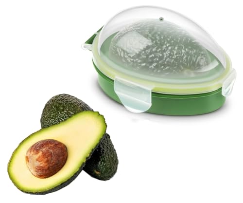 Dotala Avocado Saver,Avocado Keeper,Avocado Fresh Keeper,Portable and Reusable Avocado Storage,Holder Food Crisper Storage (Green-Saver)