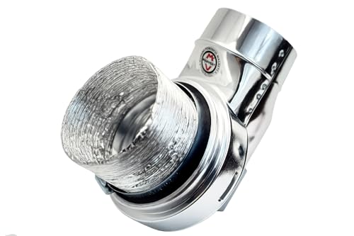 MagVent MV-90 Magnetic Dryer Vent Coupling (Silver)