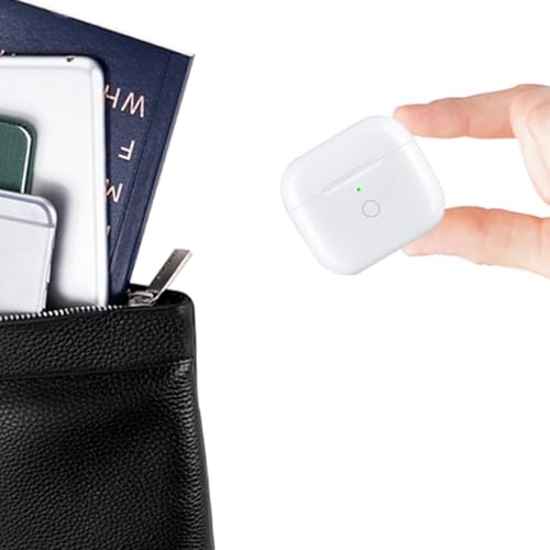 Custodia di Ricarica Wireless per ios Pods 3, Custodia di Ricarica Portatile Sostitutiva con Pulsante di Sincronizzazione per Accoppiamento Bluetooth, Batteria Integrata da 620