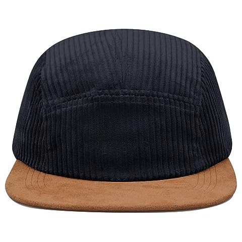 Clakllie Navy Blue Retro Baseball Cap Cover