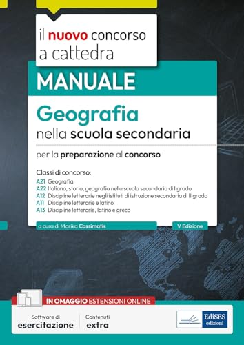 Manuale Geografia nella scuola secondaria (CC 4/21), Manuale per la preparazione al concorso
