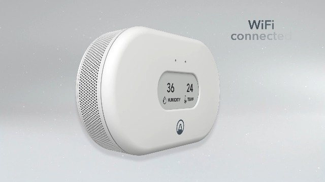Image of Airthings 2989 View Radon - Radon Monitor with Humidity & Temperature Detector - Battery Powered Mobile APP, WiFi, Alerts & Notifications