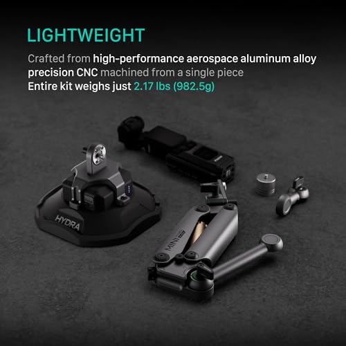 Tilta Hydra Alien Mini 4.5" Electronic Suction Cup Kit - Titanium Gray by Tilta - Used condition - Image 5