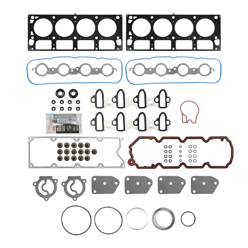 Image of KAC Head Gasket Set, Cylinder Head Gasket Kit Compatible with 05-13 Silverado 1500 /Sierra 1500, 07-14 Tahoe /Suburban 1500 /Yukon XL 1500, 07-13 Avalanche, 05-07 Rainier 5.3L Gasket Kit HS 26190 PT-2