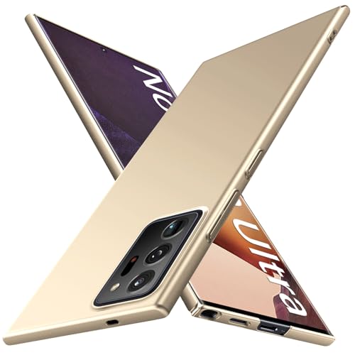 Coque Samsung Note 20 Ultra fine antichoc rigide robuste dorée