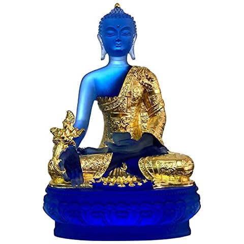 Buddha Statue Popular Table Accessories Southeast Asia Decorative Figurine Craft Ornament Tantric Crystal Buddha Statue Decoration Temple Home Decoration Feng Shui Crafts Cover