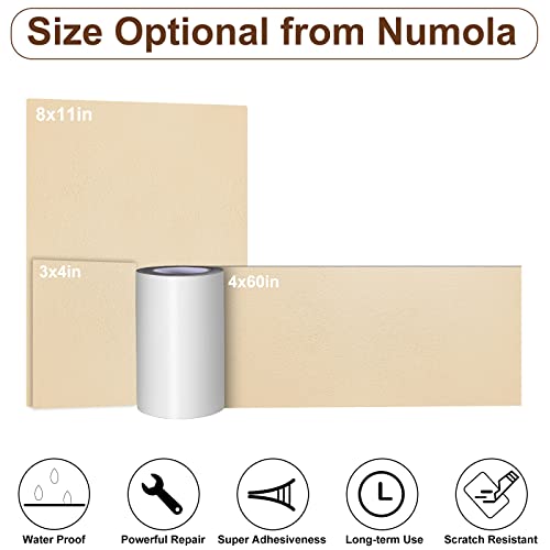 Leather Repair Patch 8×11 Inch Strong Adhesive Repair Tape, Anti Scratch Patch For Couch, Sofas, Car Seat, Diy Furniture Upholstery, Handbags, Jackets First Aid Stick On Patch(Beige 1.0) #TOP7