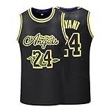 ChezMax Youth #24 Basketball Jersey Shirts, Fashion Basketball Shirt,Breathable for Kids Basketball...