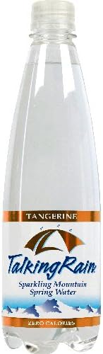TalkingRain Sparkling Essence, Tangerine, 16.9-Ounce Bottles (Pack of 24)